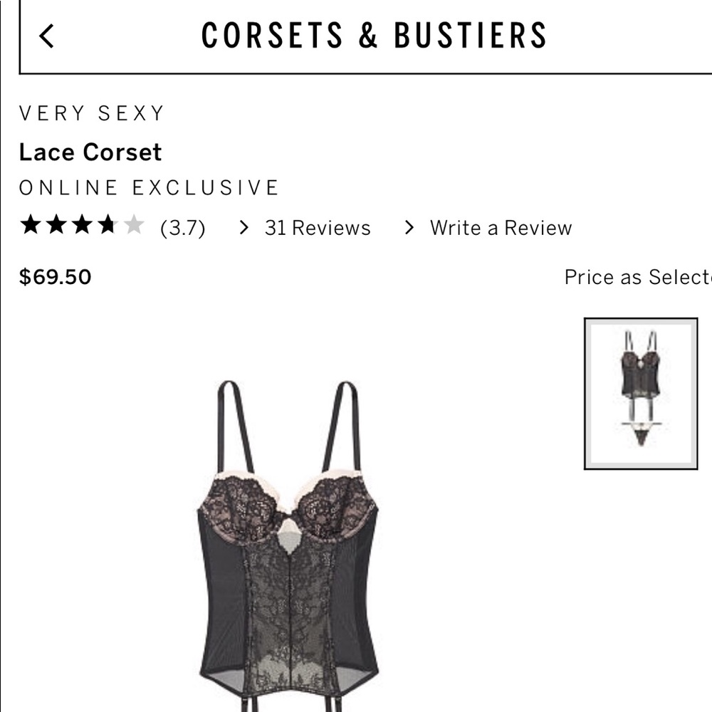 Victoria’s Secret very sexy corset